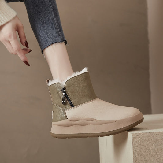 Winter Short Veet Thickening Northeast Cotton Snow Boots