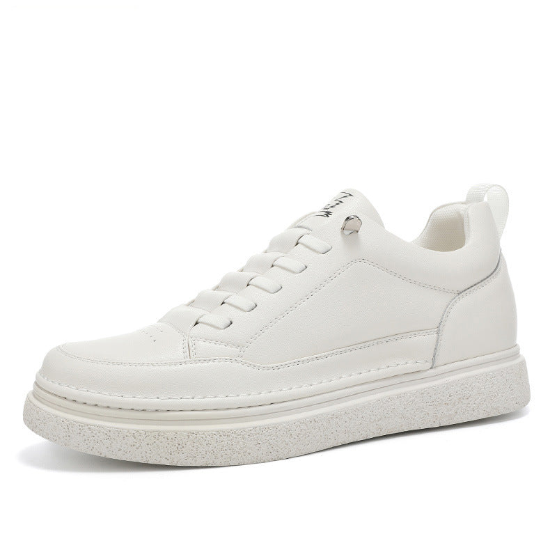 Men's Height Increasing Insole White Spring Style Men's Shoes