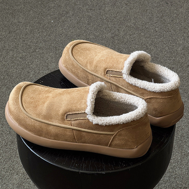 Fashion Trend Retro Daily Commute Leisure Slip-on Loafers/doug Shoes