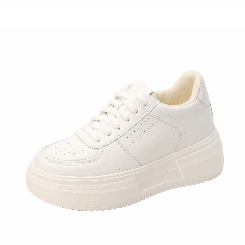 Women's Thick Bottom Hidden White Small Size Breathable Women's Casual Shoes