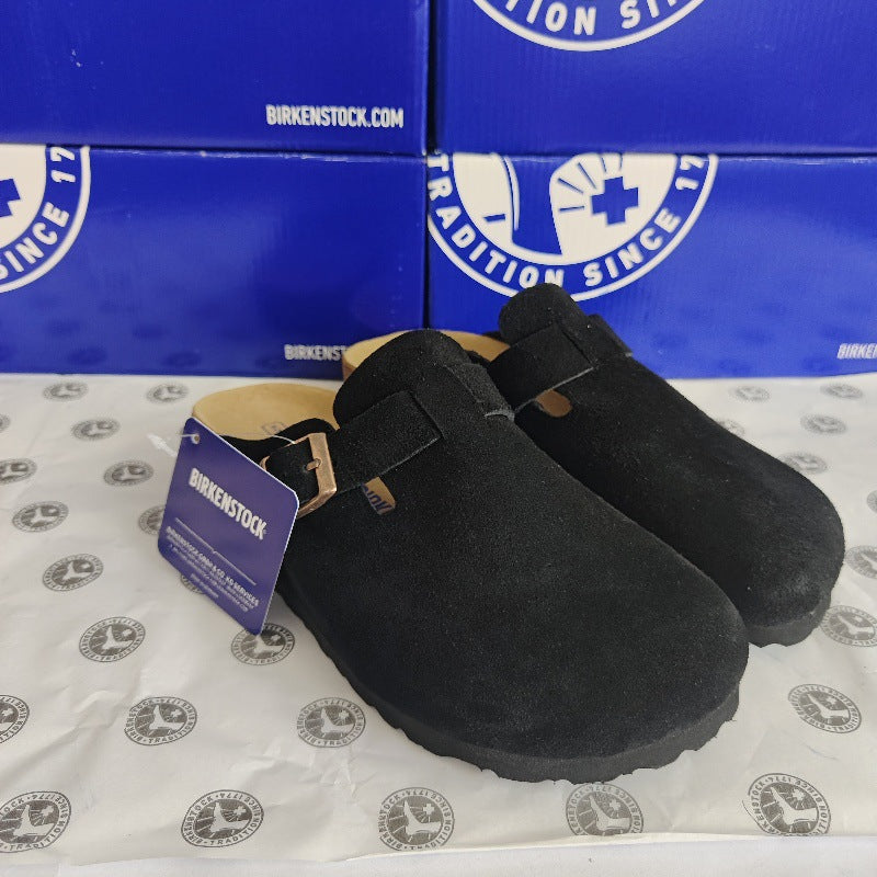 Women's & Men's Cork Cowhide Soft Bottom Women's Fashion Shoes
