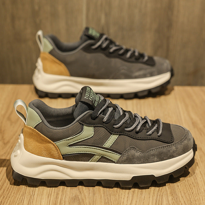 Men's Platform Heightened Plus Sizes Size Portable Casual Shoes