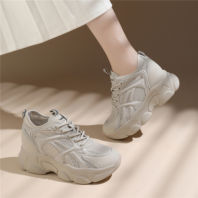 Women's Dad Mesh Running Lightweight Breathable Sports Sneakers