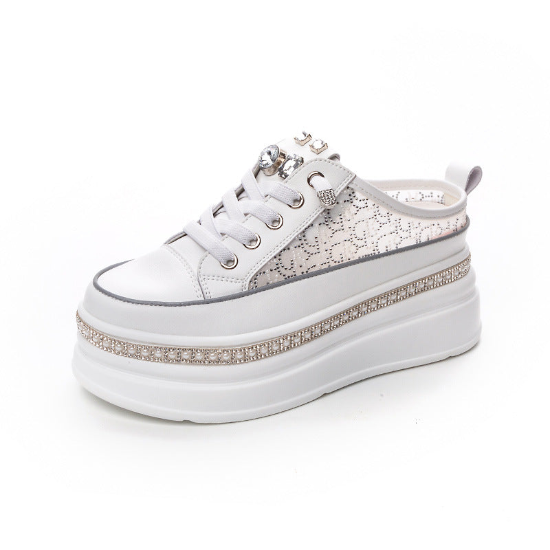 Women's Thick-soled Height Increasing Insole Summer Lazy Slippers