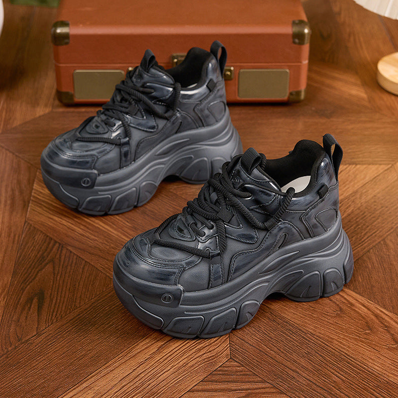 Women's Dad Autumn Versatile Retro Distressed Dirty Trendy Small Sneakers