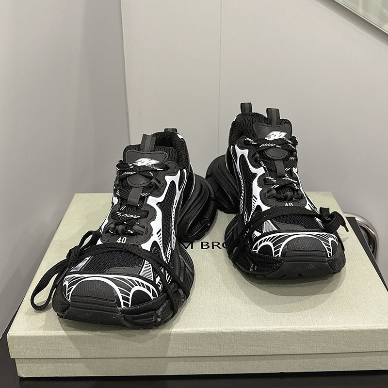 Women's & Men's Paris Dad Couple Vintage Fashion Jogging Women's Sports Shoes