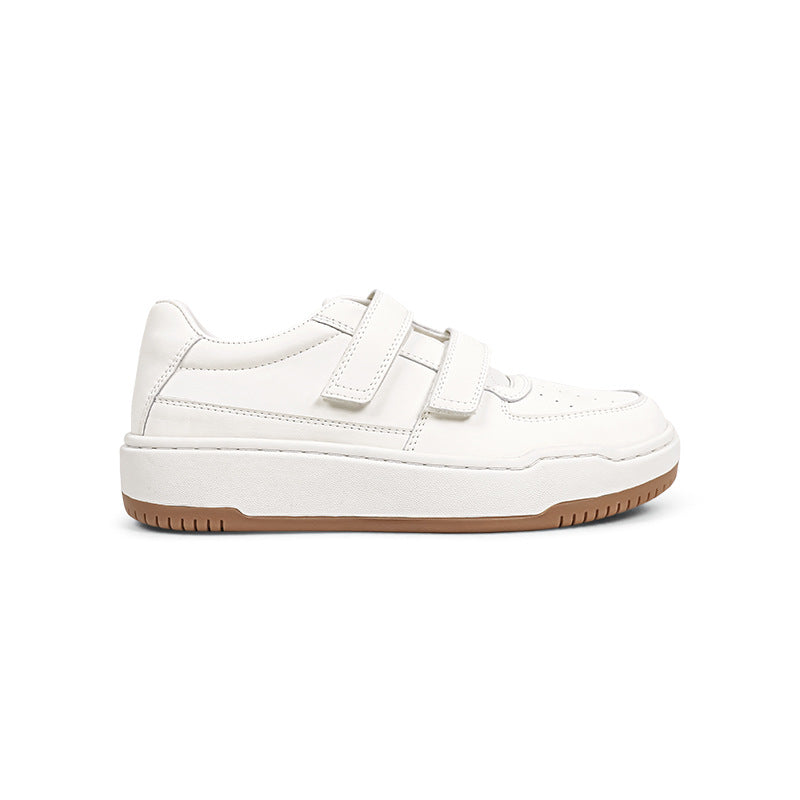 Women's Uncle's Velcro Platform White Board Lightweight Casual Shoes