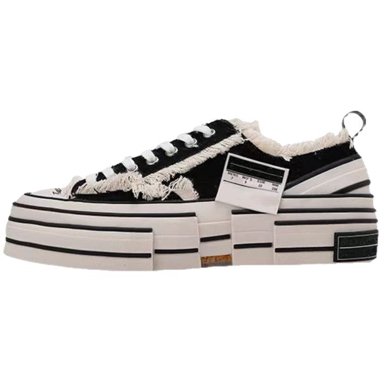 Women's Wu Reba Platform Inner Height Increasing Beggar Women's Casual Shoes