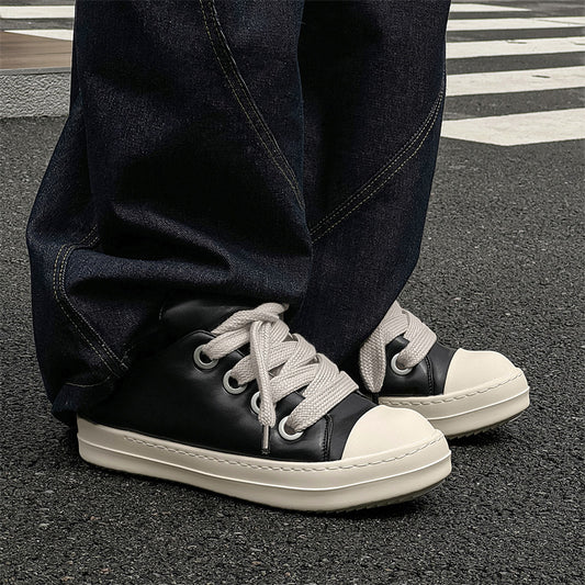 Men's Toe Slip-on Pang Ding Trendy Bread Sneakers