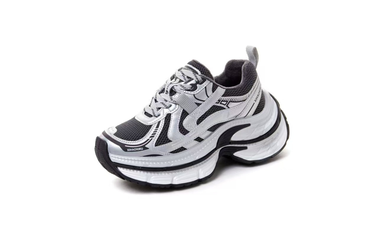 Women's Platform Heightened Daddy Pearl Color Casual Shoes