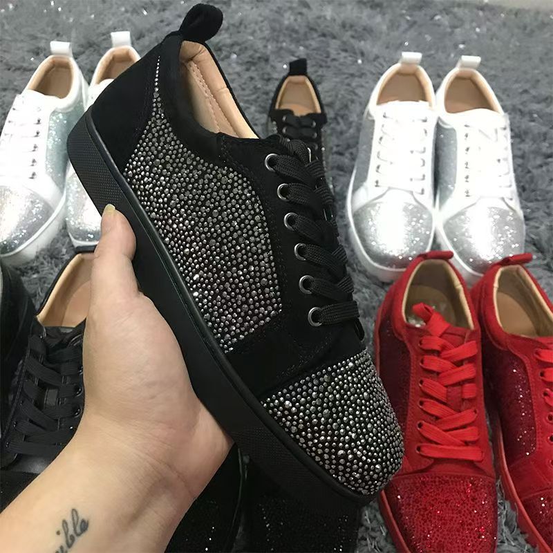 Men's Rivet Red Sole Trendy Flat Breathable Willow Ding Men's Shoes