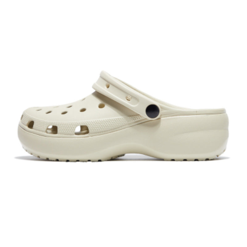 Women's Cloud Hole Platform Mid Elevator Style Women's Shoes