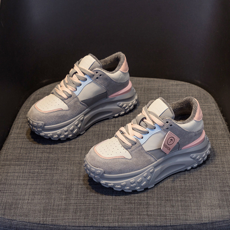 Women's Popular Version Dad Korean Fashion Trendy Platform Women's Casual Shoes