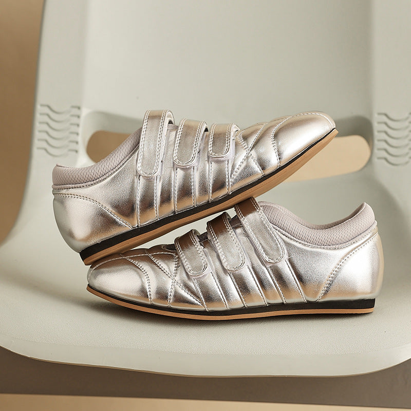 Women's Velcro Puff Flat Breathable Sports Sier Women's Casual Shoes