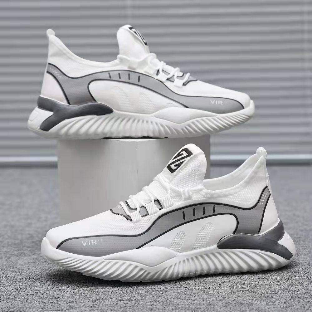 Men's Spring Sports Running Trendy Breathable Mesh Casual Shoes