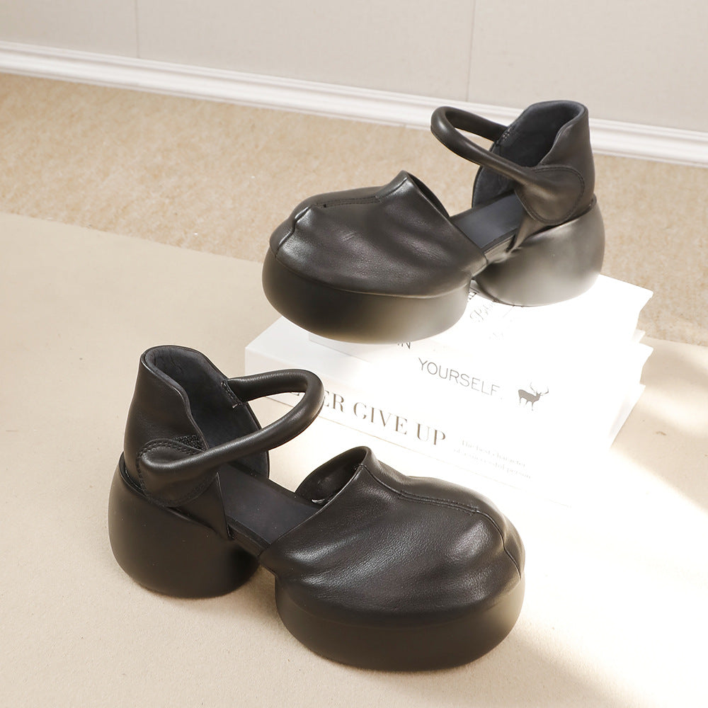 Casual Attractive Women's Retro Calf Style Women's Fashion Shoes