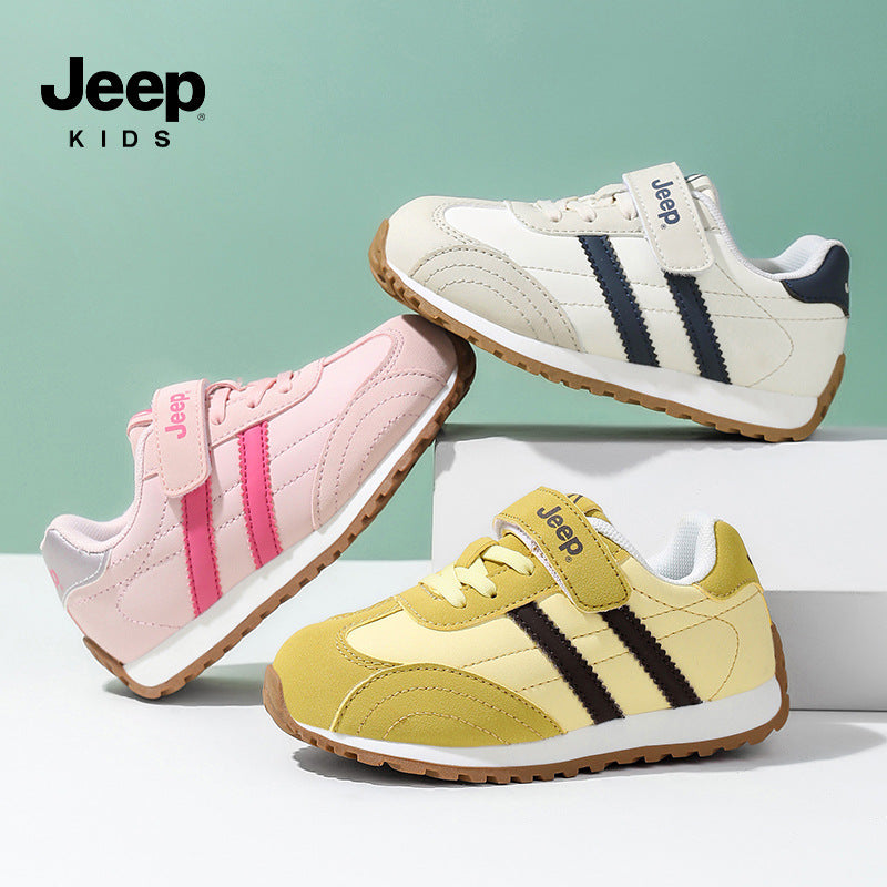 Children's Spring Boys Soft Bottom White Children's Sports Shoes