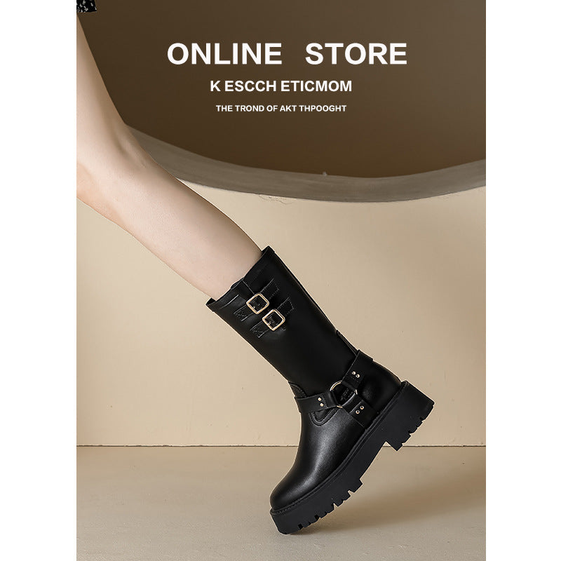 Martin Female Summer British Style Retro Boots