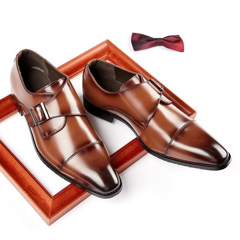 Men's Formal Wear Gentleman Pumps Office Wedding Men's Business Leather Shoes