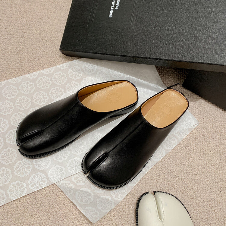 Deep Mouth Slip-on Outdoor Mules Semi Back Empty Loafers