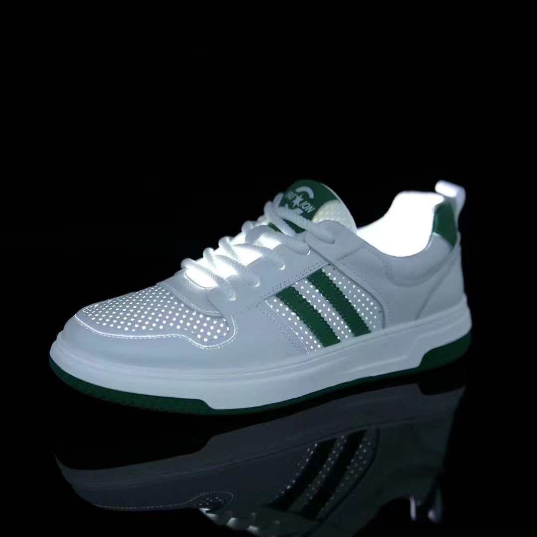 Men's Summer Stylish White Mesh Surface Hollowed Men's Shoes
