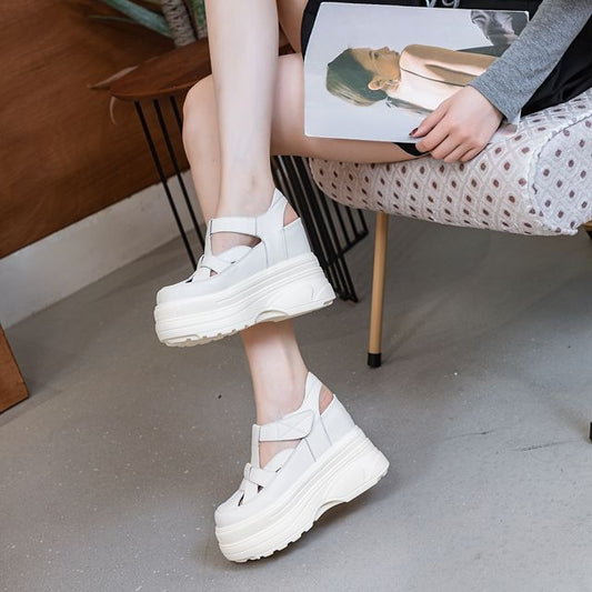 Women's Increasing Insole Muffin Thick Bottom Toe Sandals
