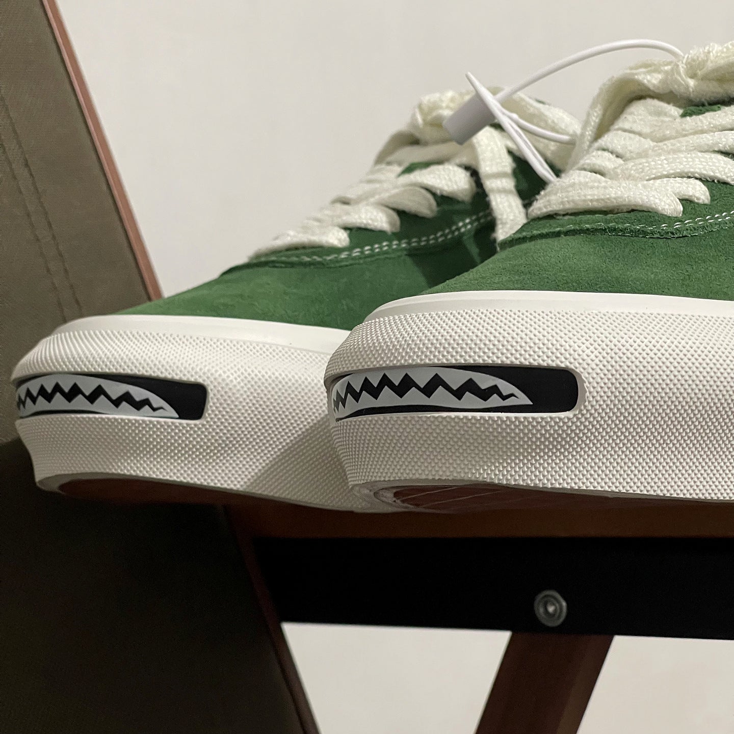 Men's & Women's Tooling Retro Green Platform Shark Mouth Jack Men's Board Shoes