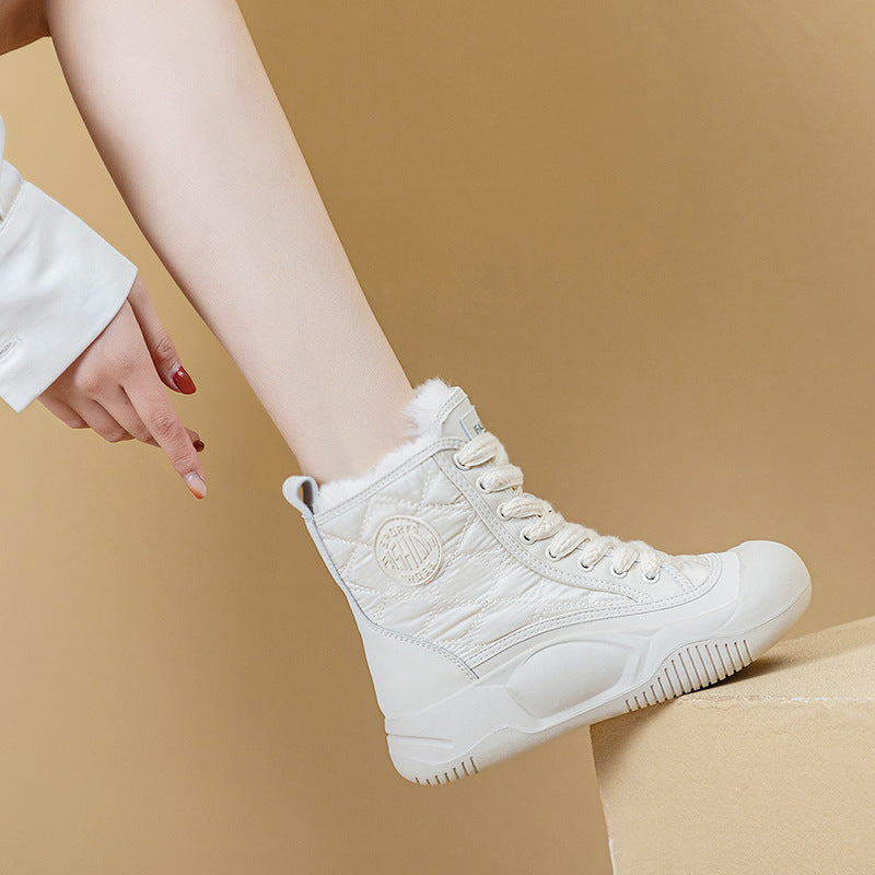 Women's Waterproof For Winter Cotton Plus Veet Fashion Women's Casual Shoes