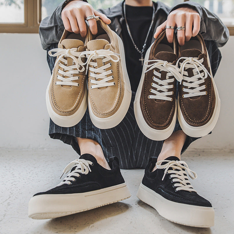 Men's Fashion College Commute Leisure Platform Korean Sneakers
