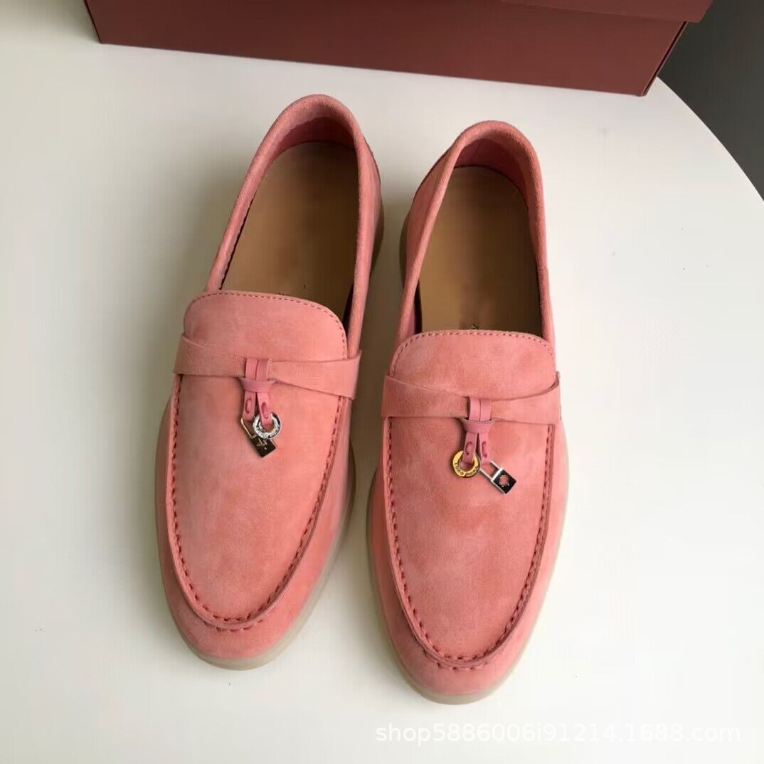 Early Autumn Tassel Cashmere Slip-on Flat Loafers