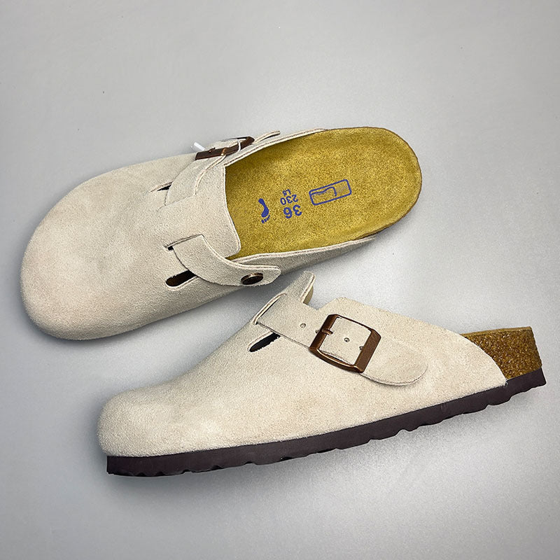 Genuine Couple Essential Street Shot Closed Toe Slippers