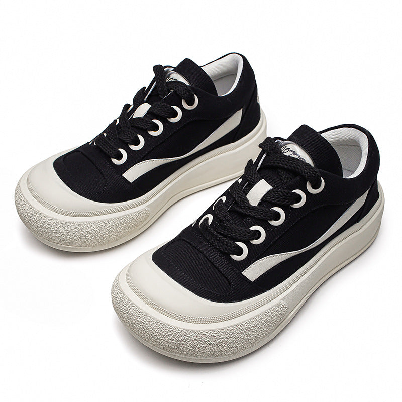 Trendy Dad Round Head Bread Bubble Drink For Lovers Men's Canvas Shoes