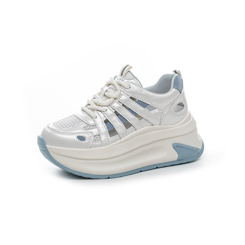 Women's Roman Style Breathable Platform Height Increasing Casual Shoes