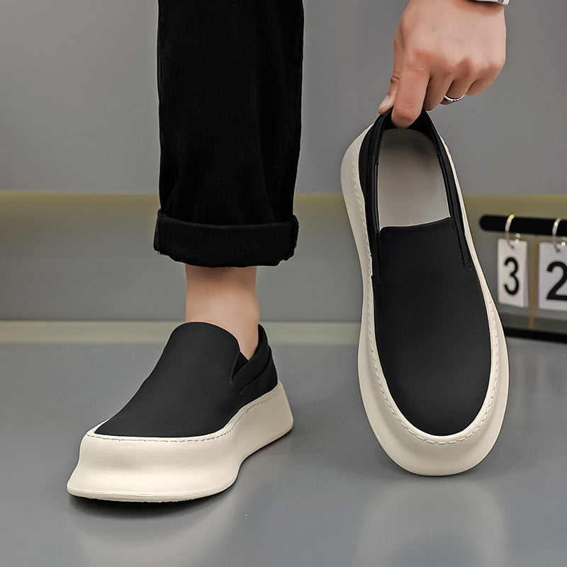 High Quality Fashion White One Pedal Sneakers