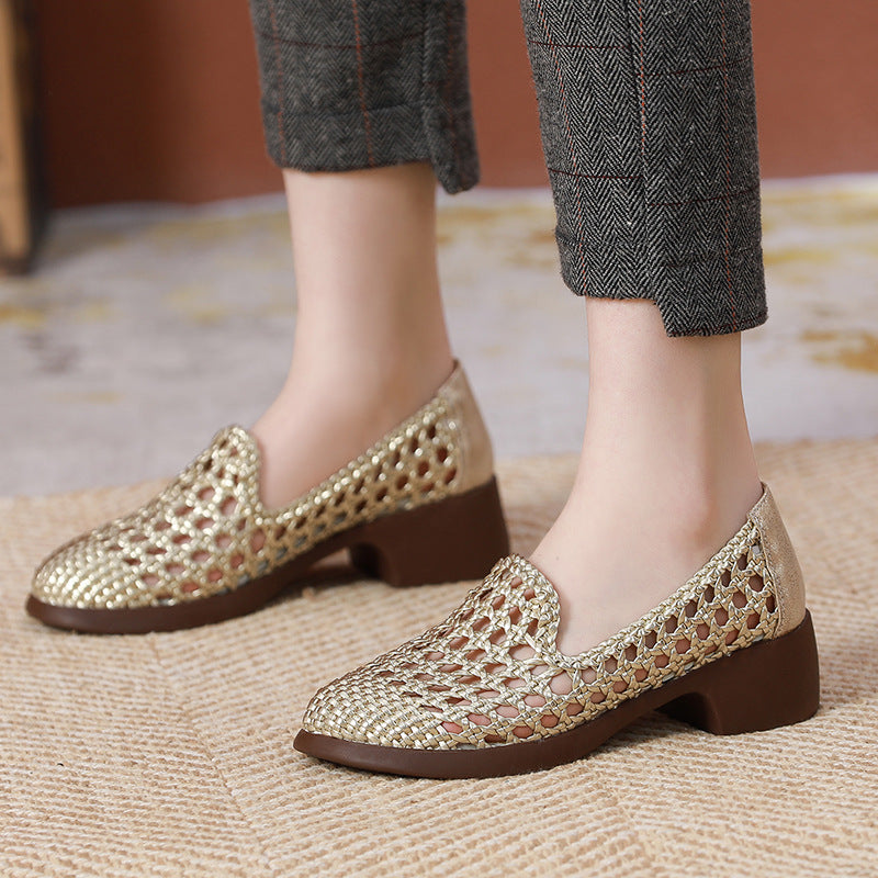 Women's Closed Toe Summer Mid Soft Bottom Sandals