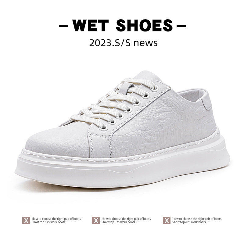 Men's Flow British Style Polished Soft Bottom Sneakers