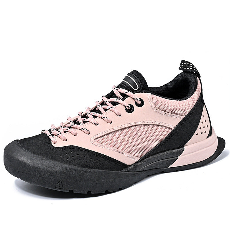 Women's & Men's First Layer Cowhide Soft Bottom Hiking Lovers Outdoor Casual Shoes