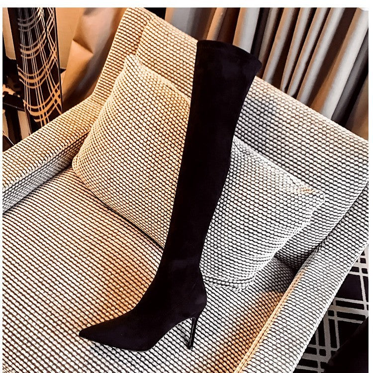 Women's Over The Knee No Drop Tube Heels
