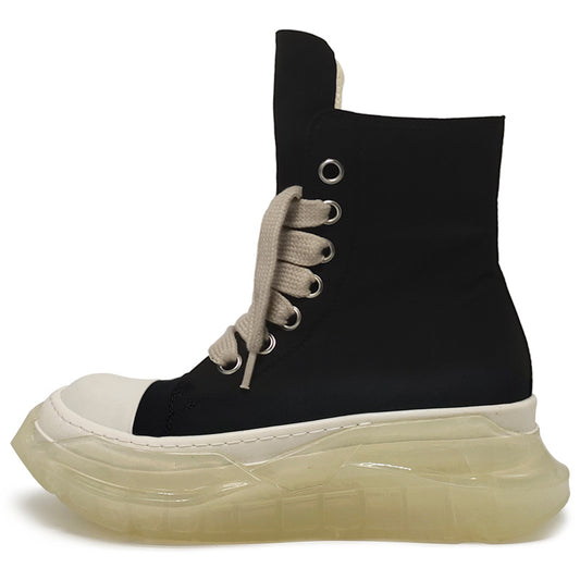 Fashion Thick Sole Height Increasing Cloth Neutral Breathable Boots