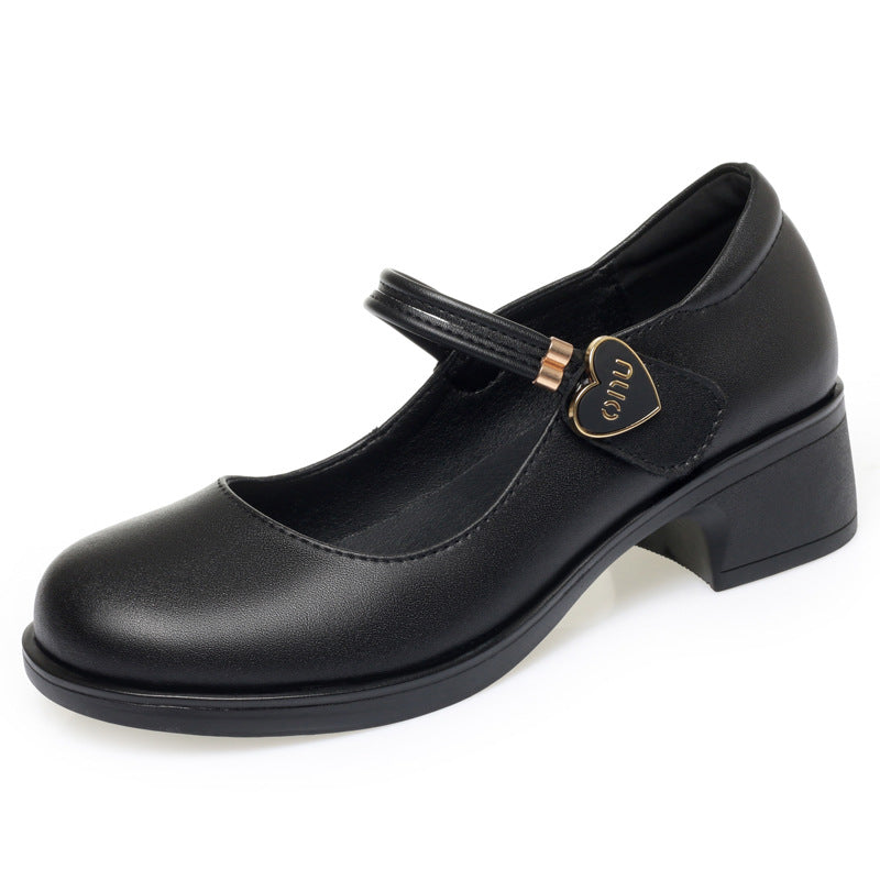 Women's Bottom Large Size Mom Show Cheongsam Square Women's Fashion Shoes