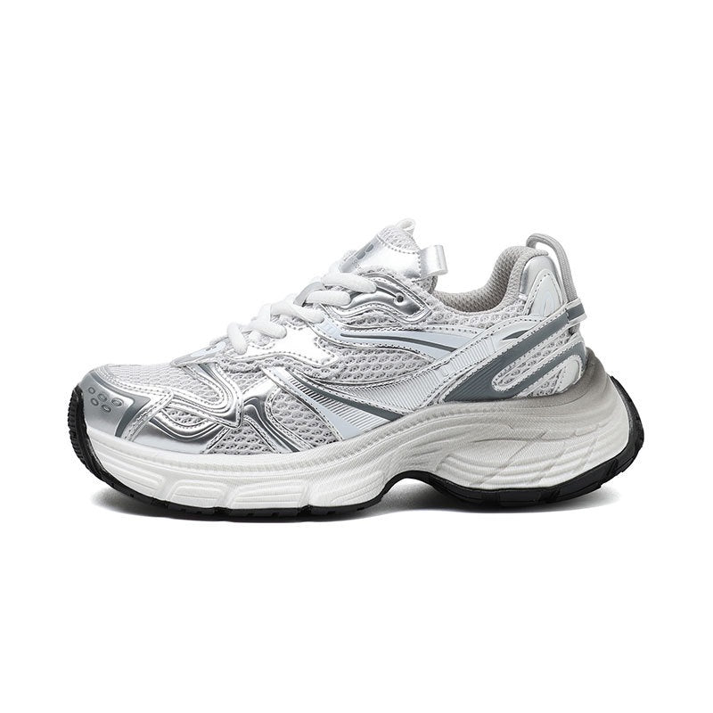 Women's Dad Fashionable Platform Mesh Show Feet Small Women's Sports Shoes