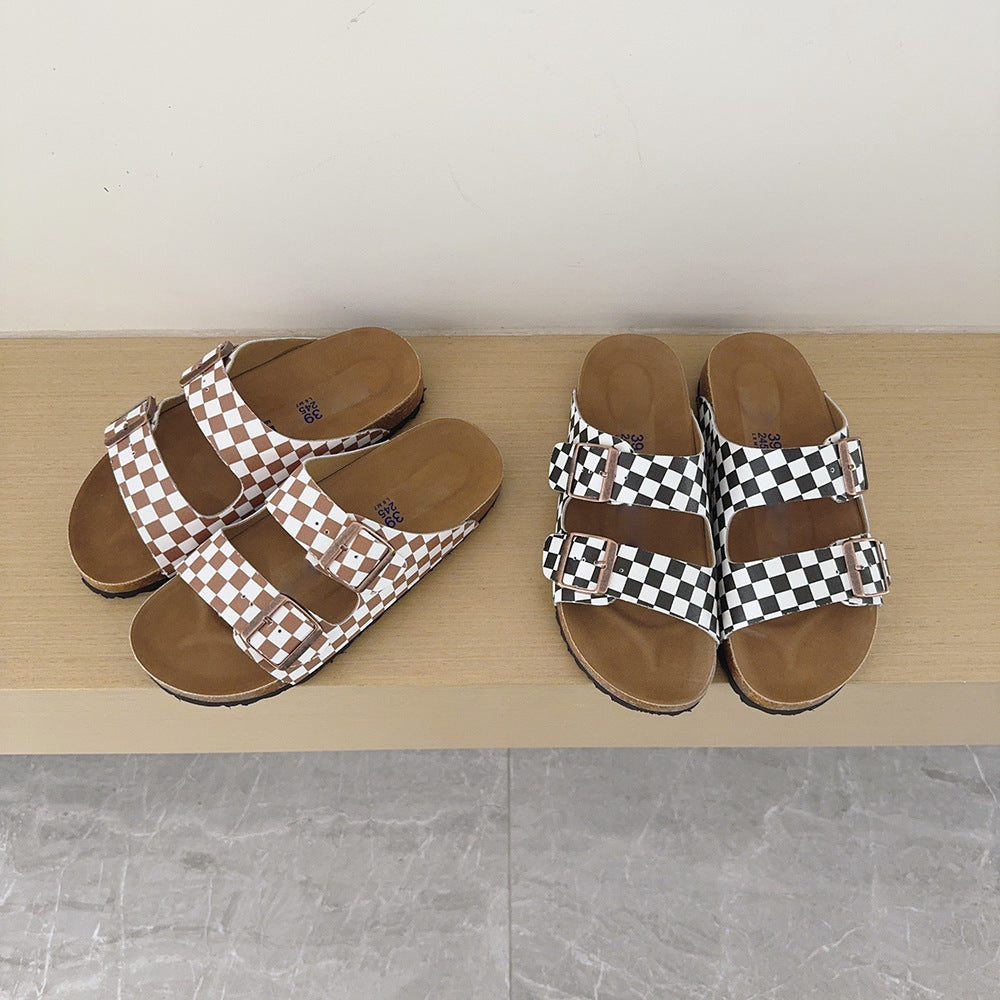 Women's Large Size Summer Round Head Leisure Slippers