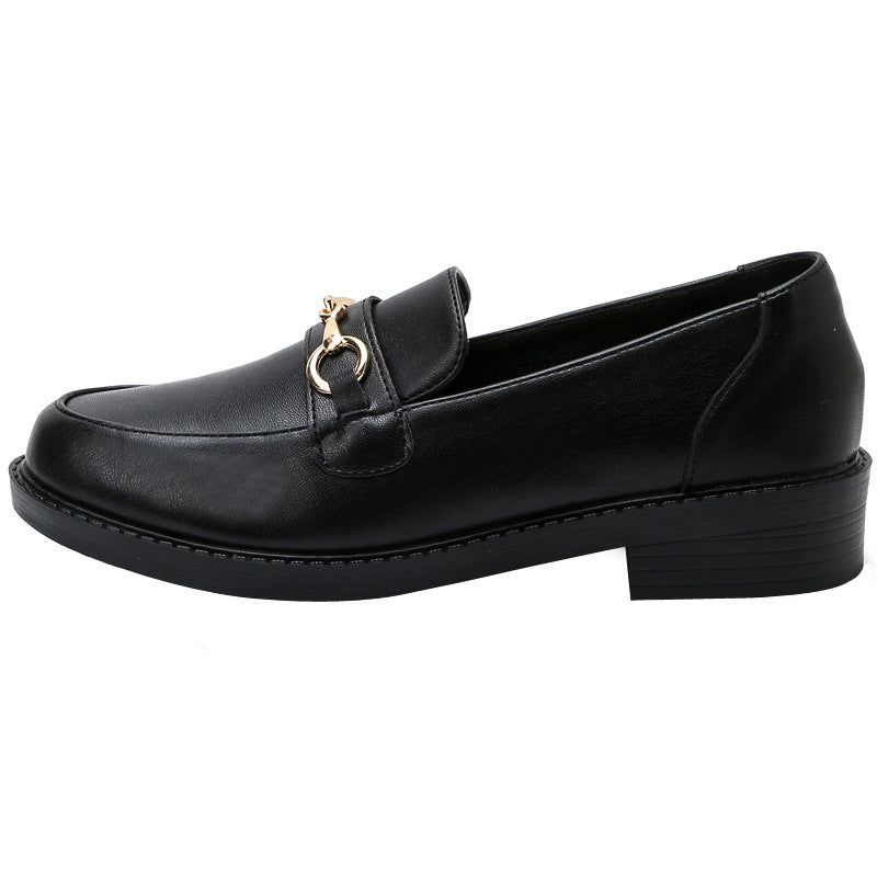 Women's Style Tide Black Doug Flat Pumps Casual Shoes