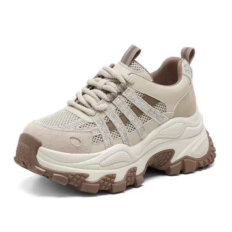 Women's Genuine Platform Heightened Daddy Trendy Women's Shoes