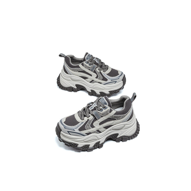 Women's Thick Bottom Heightened Daddy Color Matching Women's Casual Shoes