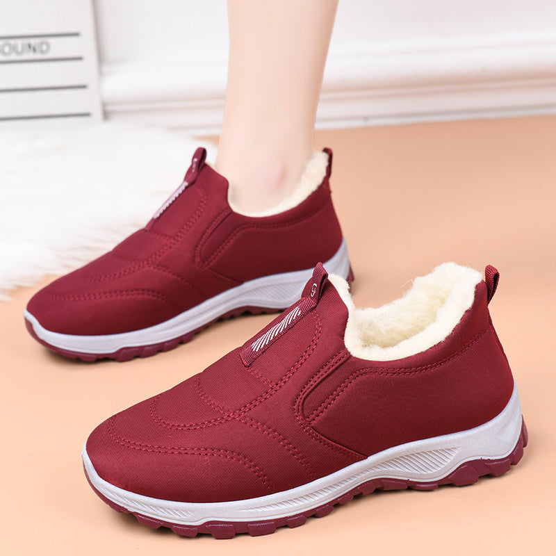 Women's & Men's Veet Thermal Thickening Traditional Cotton Short Women's Shoes