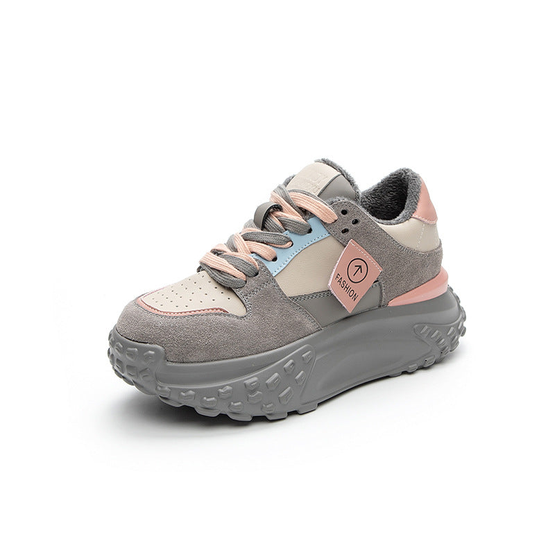 Women's Dad Korean Fashion Trendy Platform Sports Women's Casual Shoes