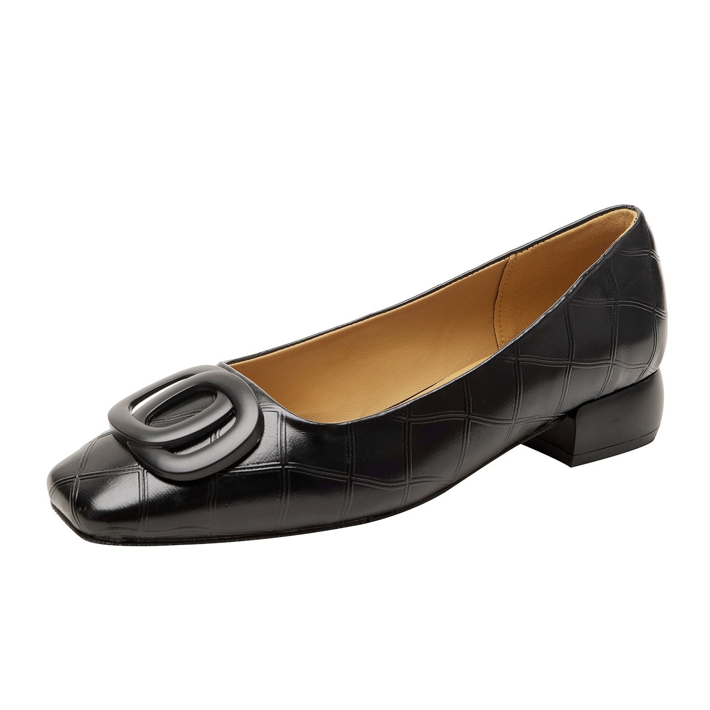 Women's Toe Low-cut Chunky Soft Not Tired Heels