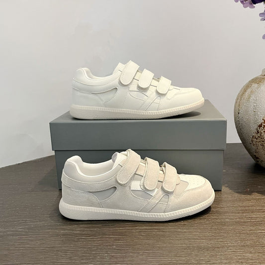 Women's Velcro Round Toe Fashion Fashionable Korean Retro Women's Casual Shoes
