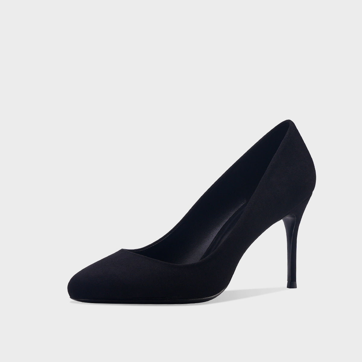 French Style Round Toe High Autumn Retro Early Sense Stiletto Women's Fashion Shoes